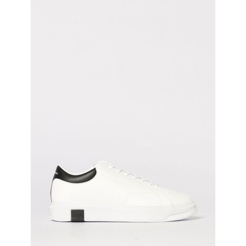 Armani Exchange Men Leather Sneakers Armani Exchange